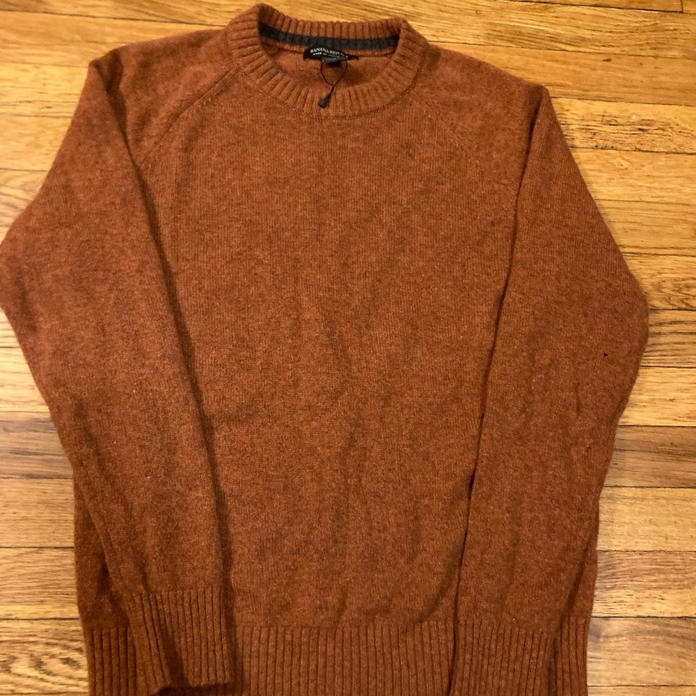 Merino Wool Banan Republic Crewneck Sweater